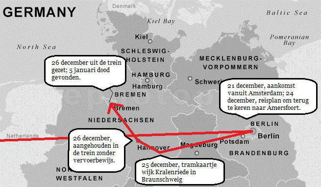 Voor zijn dood reisde Mekonen heel Duitsland door